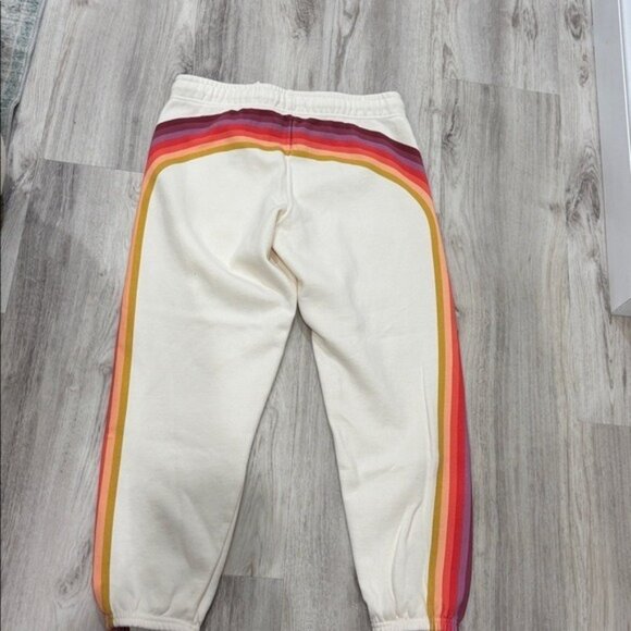 Sold MARINE LAYER CLOUD 9  FLEECE ANYTIME Women's Cream  SWEAT PANT SIZE MEDIUM - Picture 6 of 7